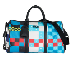 Medium Ottamar Checkerboard Weekender,Leather,Multi,MIK,DB/S/CL/L/K/LT,3*